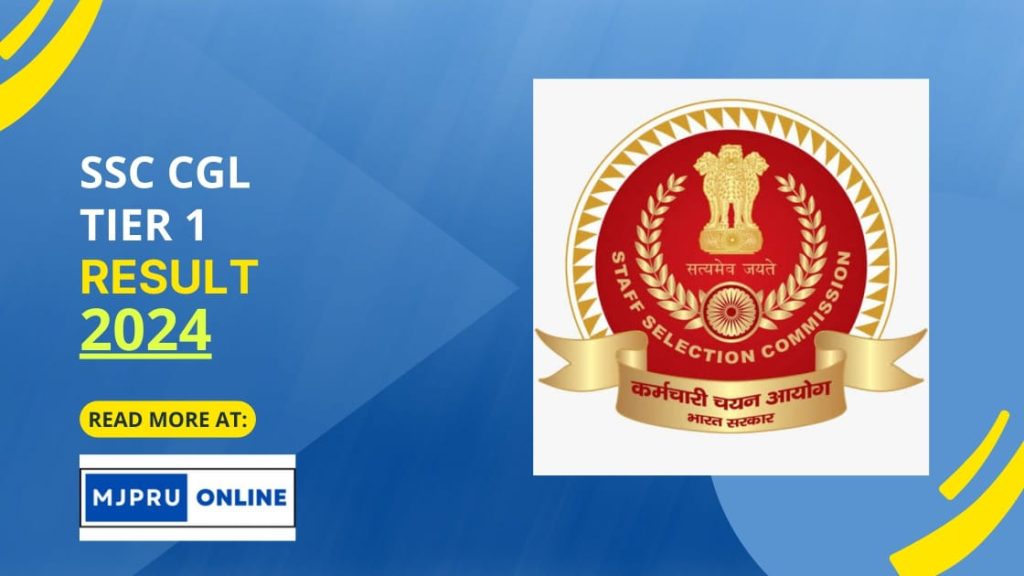 SSC CGL Tier 1 Result 2024 Pdf