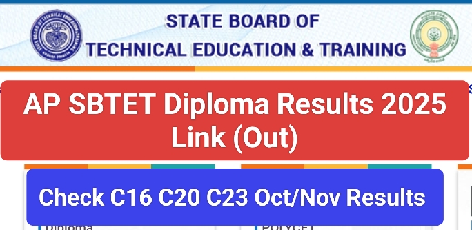 Manabadi AP SBTET Diploma Results 2025 Link