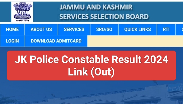 JK Police Constable Result 2024-2025 Link