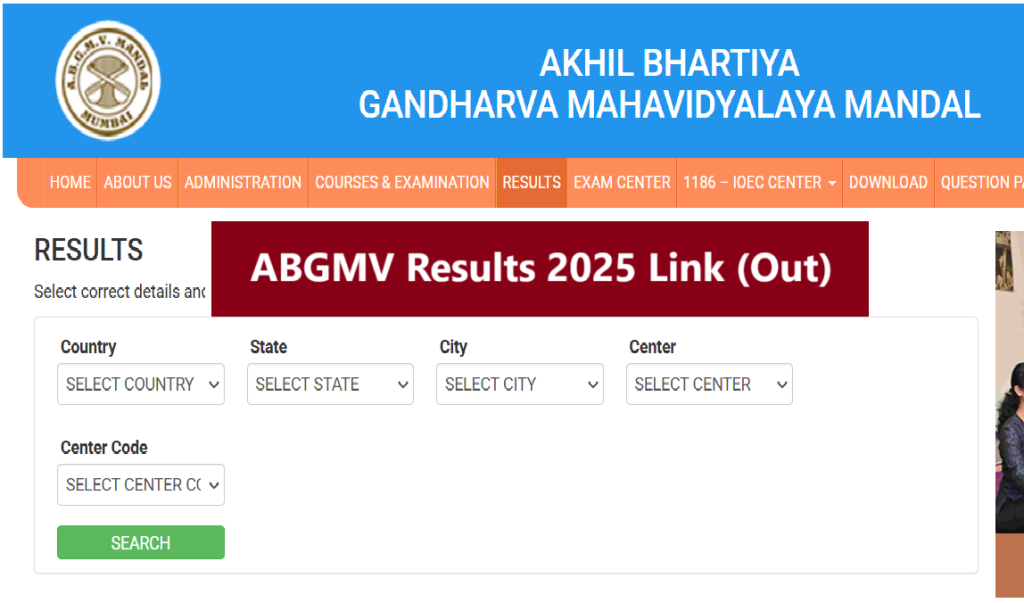 ABGMV Results 2025