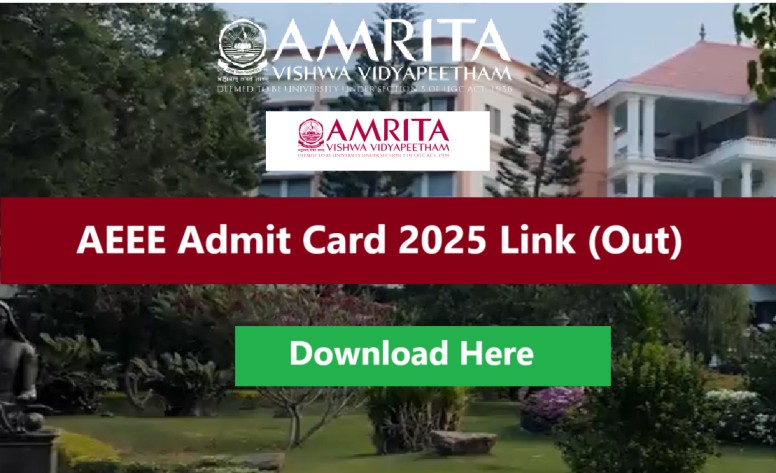 AEEE Admit Card 2025 Download Link