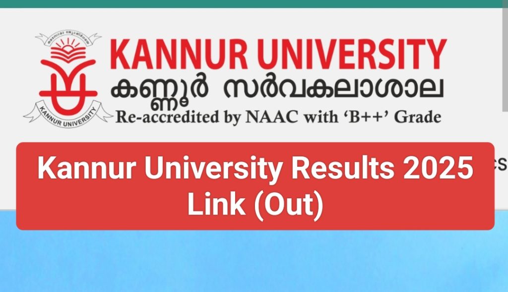 Kannur University Results 2025 Link