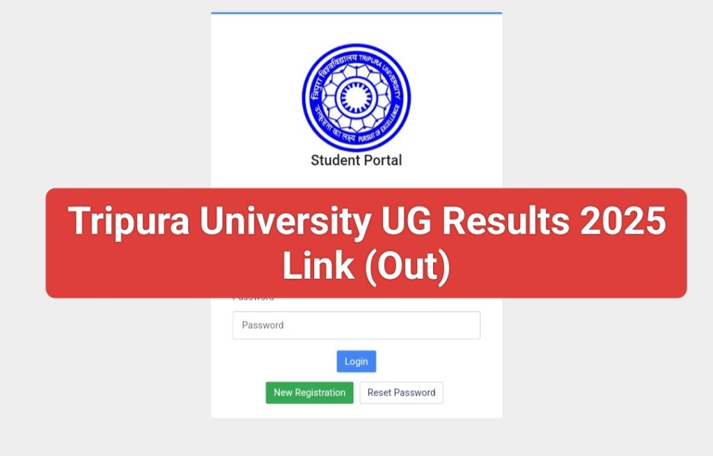 Tripura University UG Results 2025 Link 